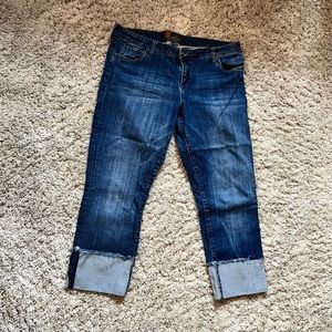 Kut from the Kloth cropped jeans size 16 NWOT